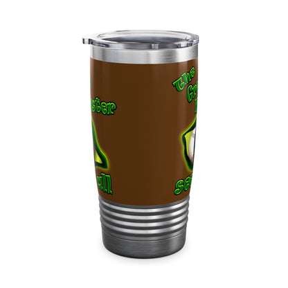 green monster - Ringneck Tumbler, 20oz (brown)