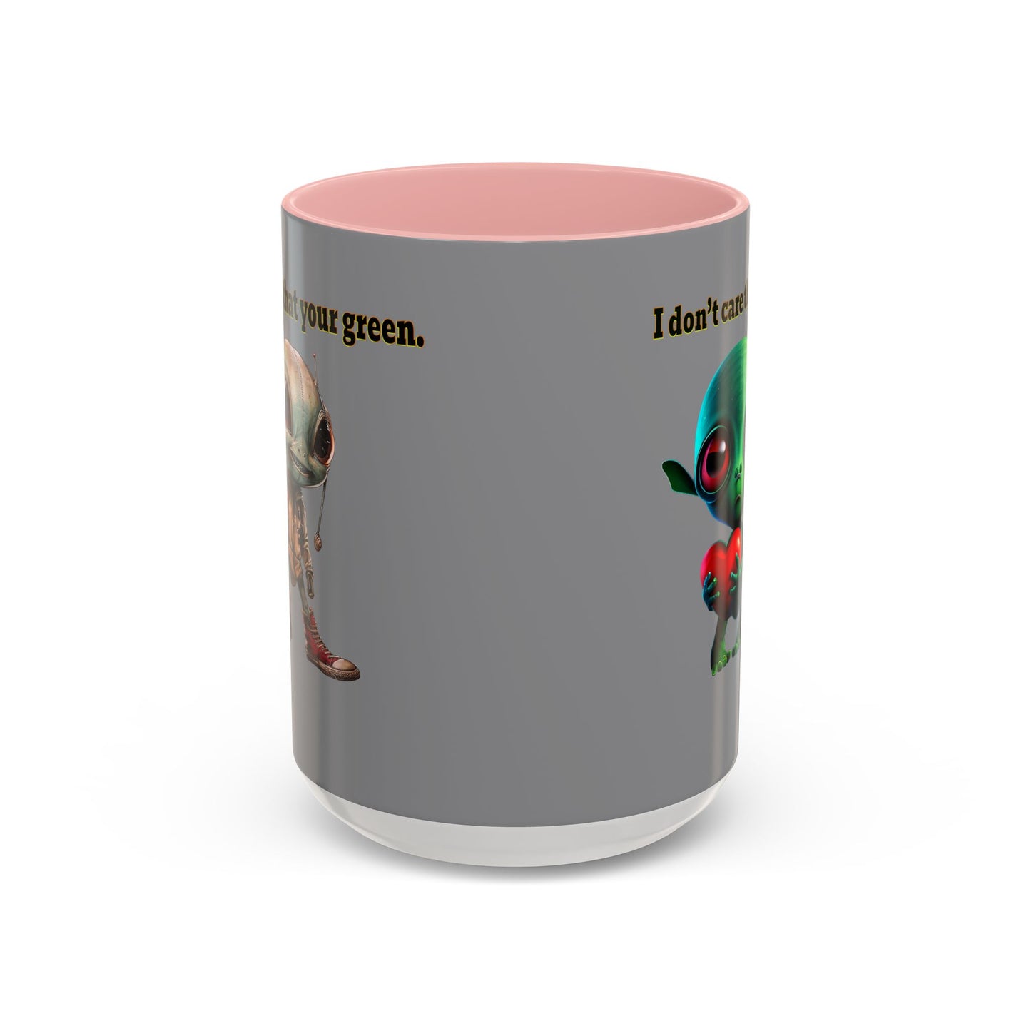 I don't care that your grey - Accent Mug (grey)