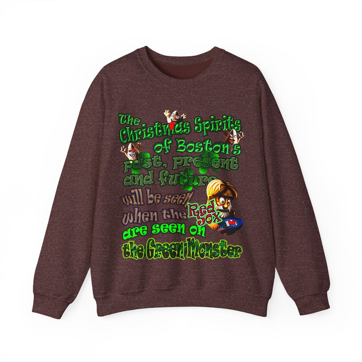christmas spirits of boston - Unisex Heavy Blend™ Crewneck Sweatshirt