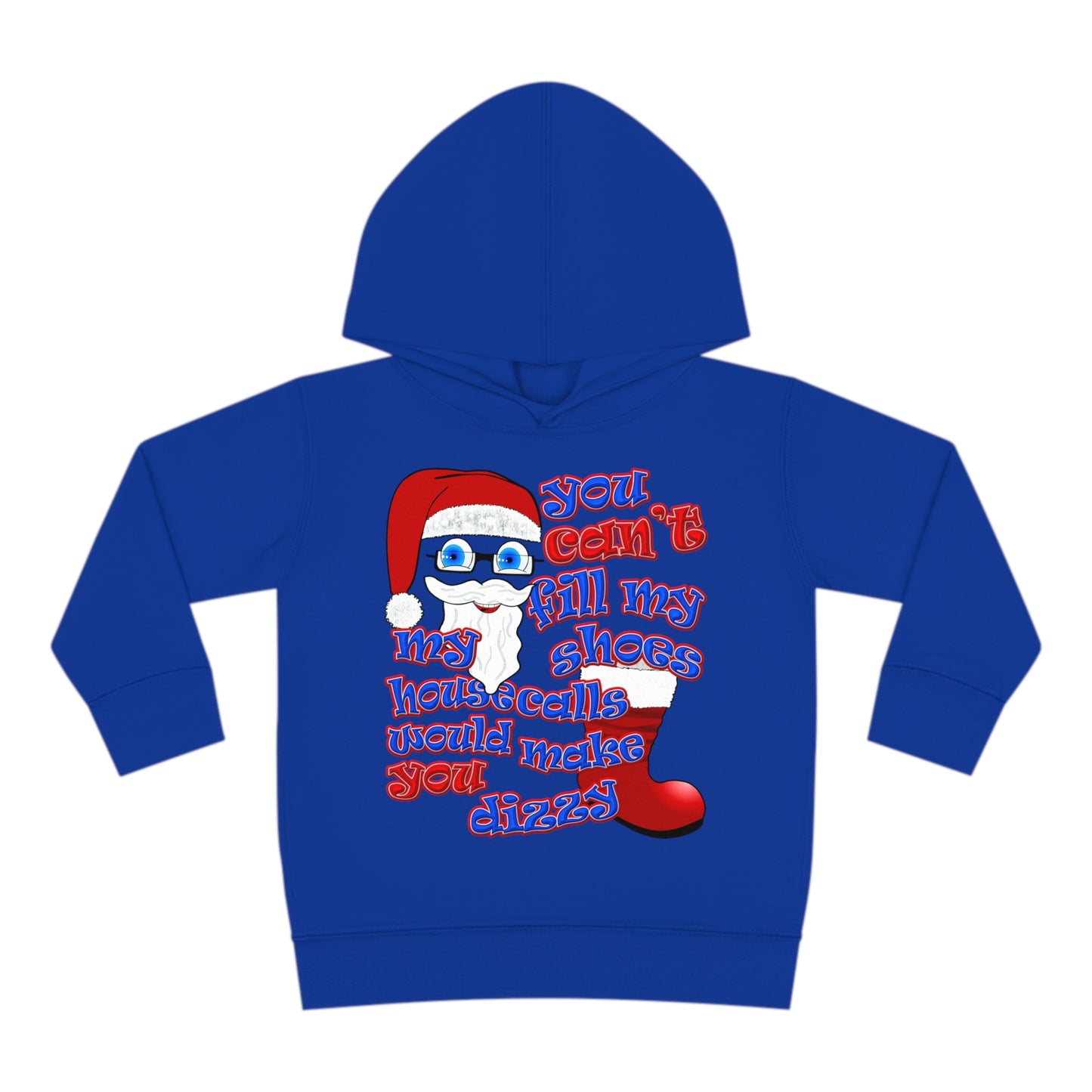 santa's shoes - Toddler Pullover Fleece Hoodie
