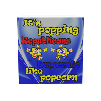popping like popcorn - note cube (blue-white wave)