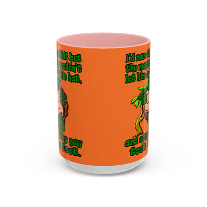 turtle race - Accent Mug (crusta)