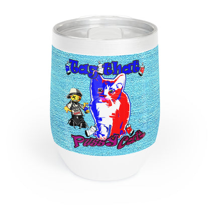 tag that - Chill Wine Tumbler (faded blue)