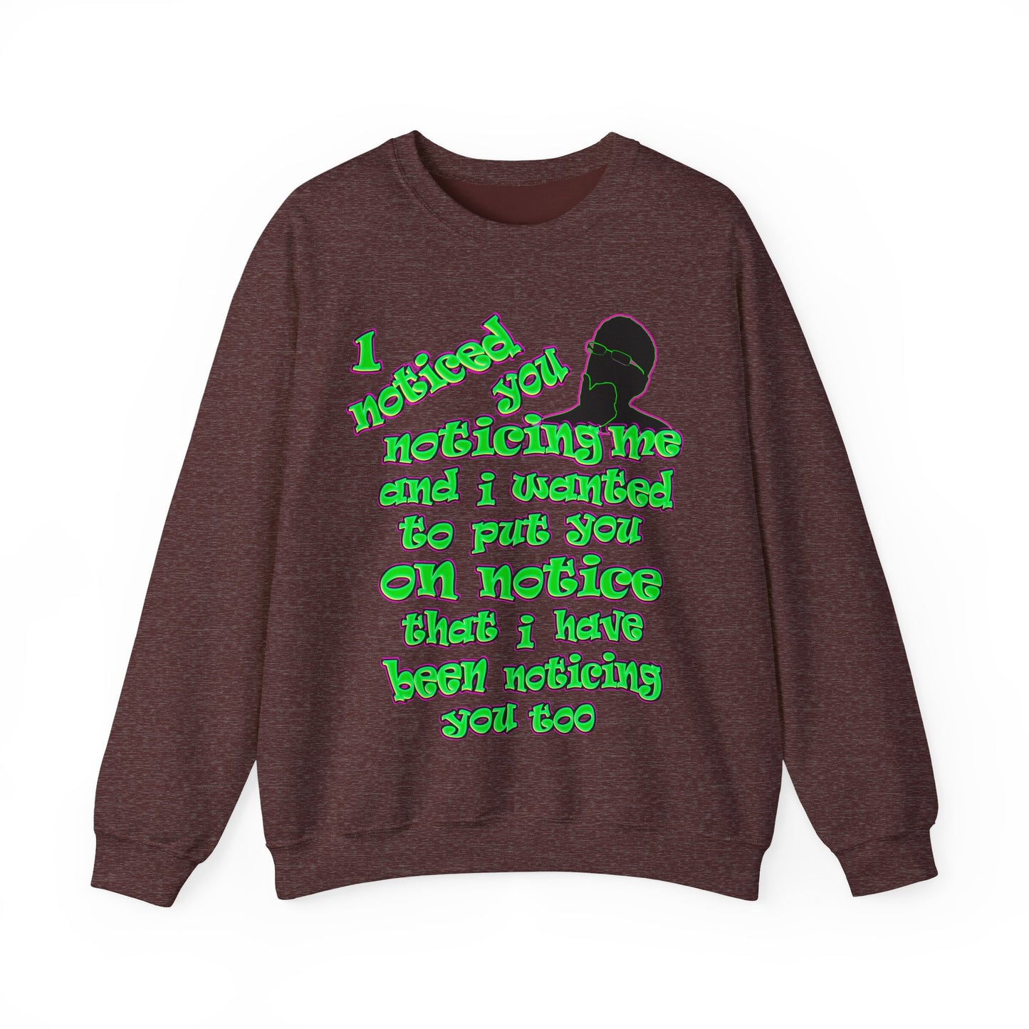 noticed you noticing - Unisex Heavy Blend™ Crewneck Sweatshirt