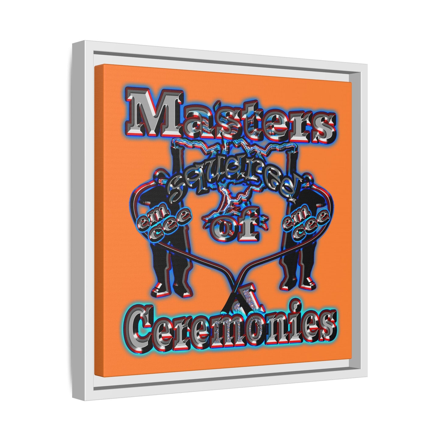em cee squared - framed canvas art (crusta)