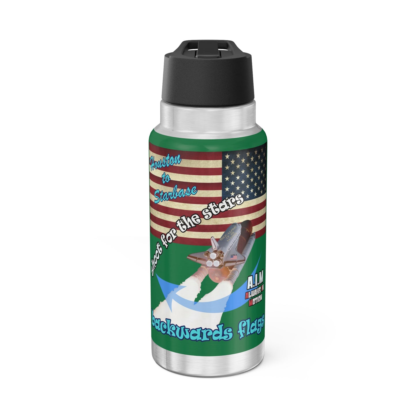 shoot for the stars - Gator Tumbler, 32oz (dark green)