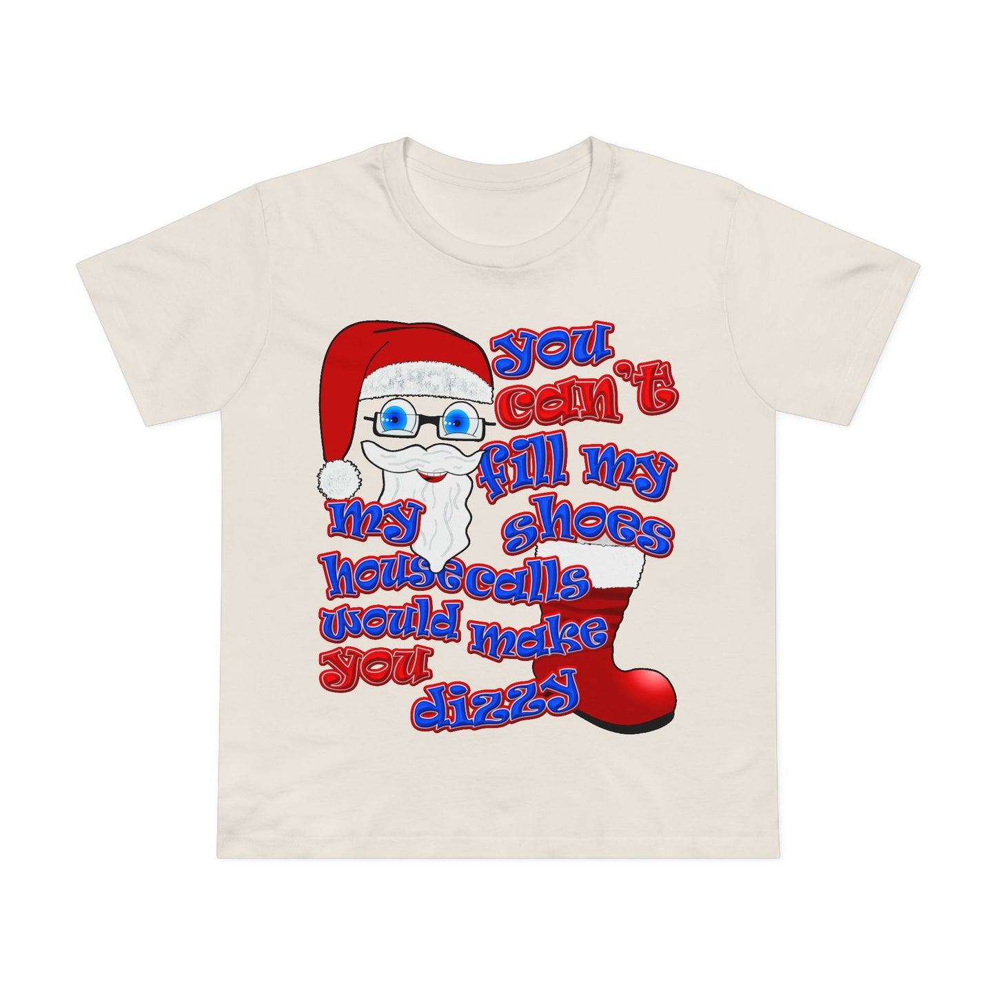 santa's shoes - Women’s Maple Tee