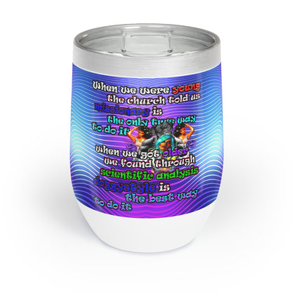 doggystyle - Chill Wine Tumbler (purple wave)