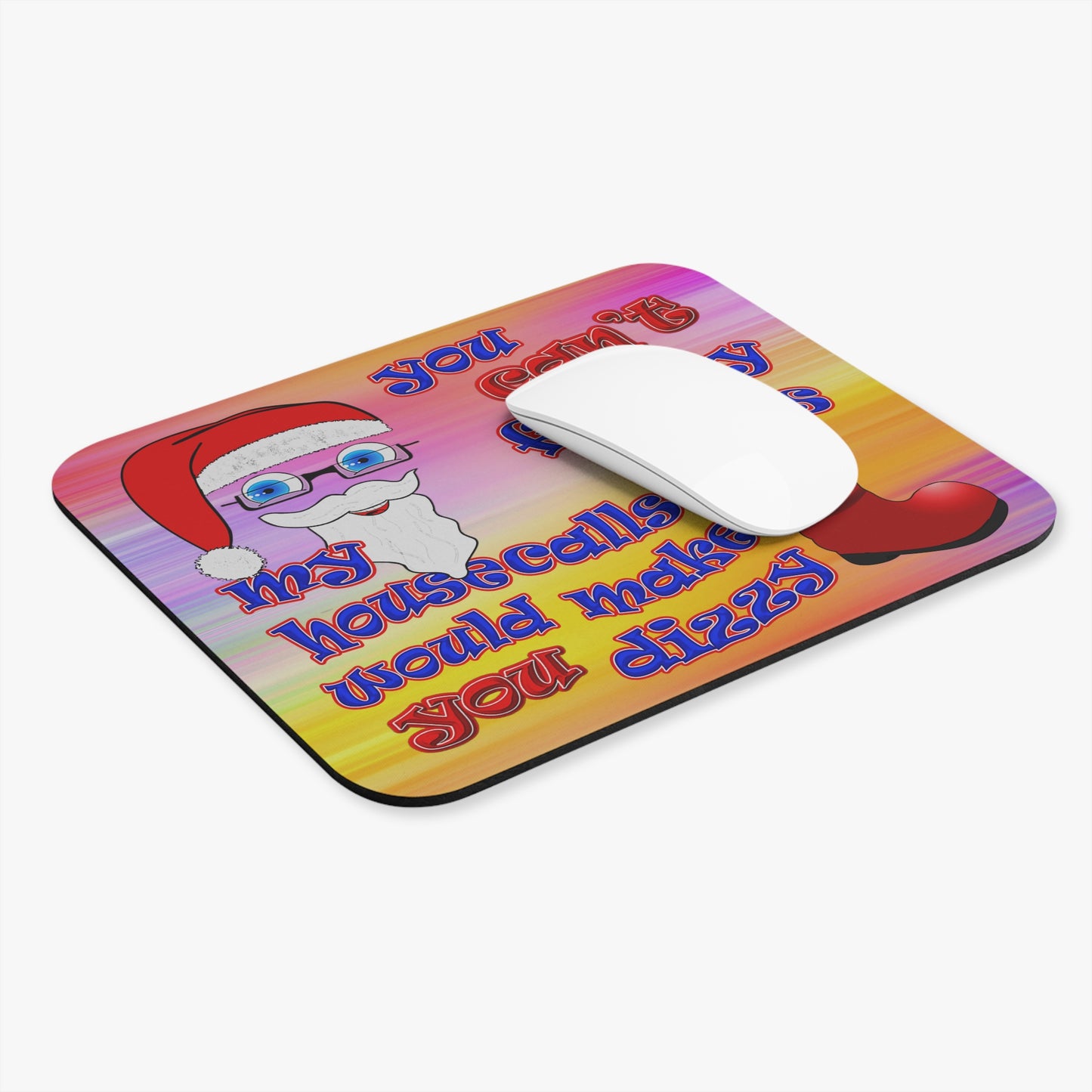 santa's shoes - Mouse Pad (Rectangle) (color blur)