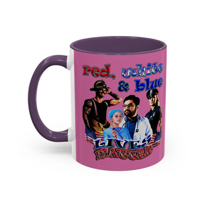 rw&b lives matter - Accent Mug (light pink)