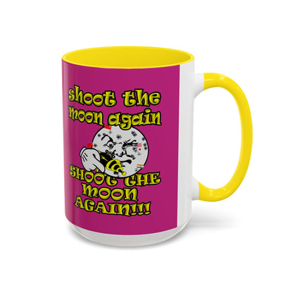 shoot the moon again - Accent Mug (pink)