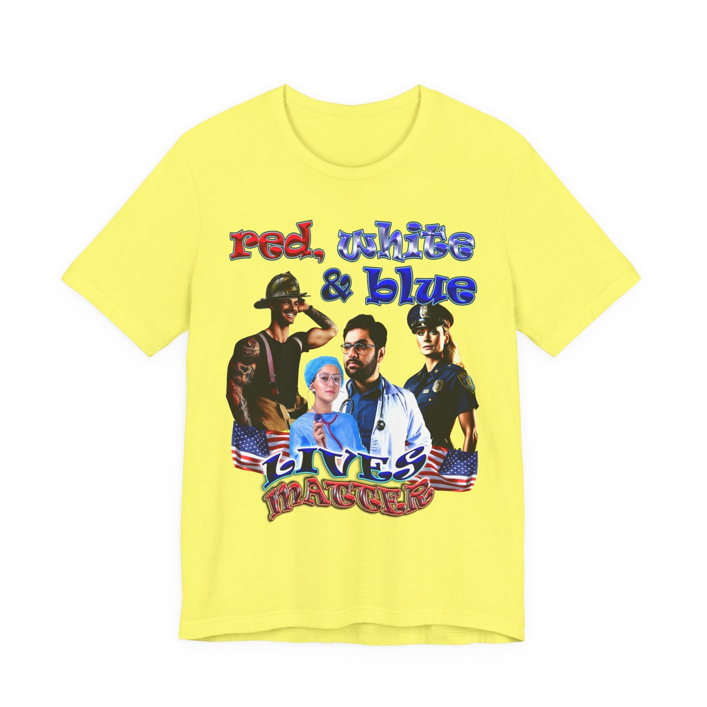 rw&b lives matter - Unisex Jersey Short Sleeve Tee