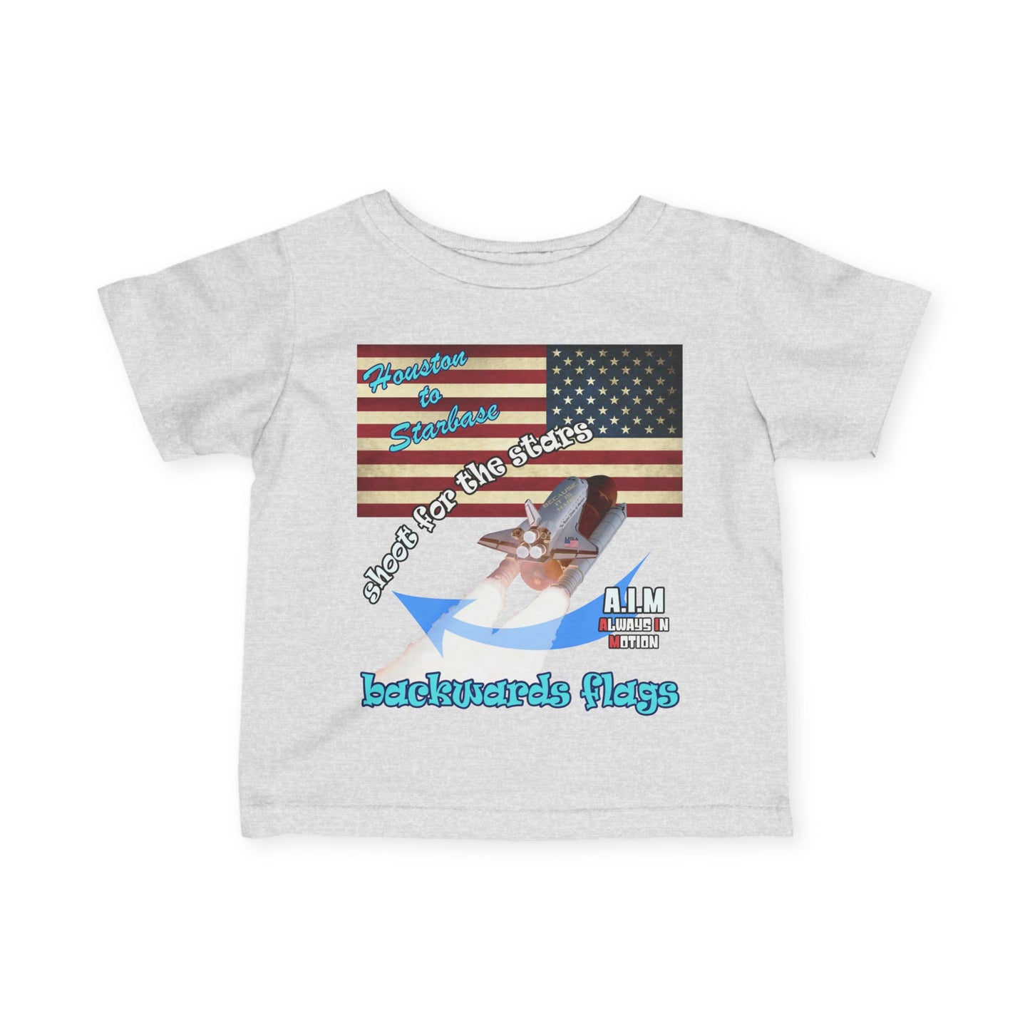 shoot for the stars - Infant Fine Jersey Tee