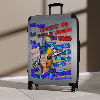 drop the beat - Suitcase (brushed nickel)