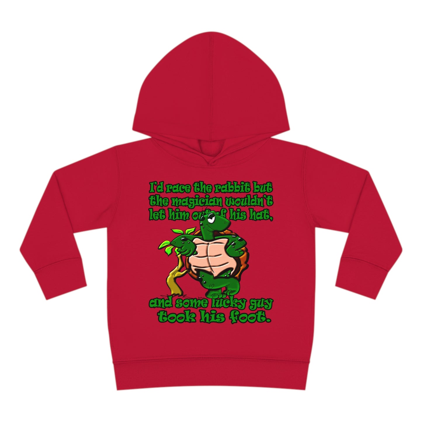 turtle race - Toddler Pullover Fleece Hoodie