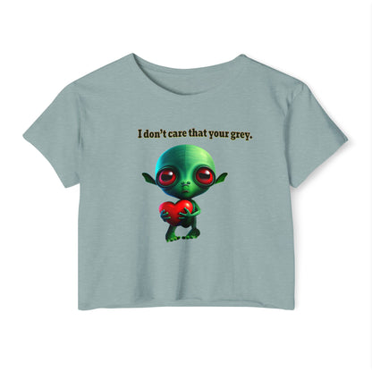 I don't care that your grey - Women's Festival Crop Top