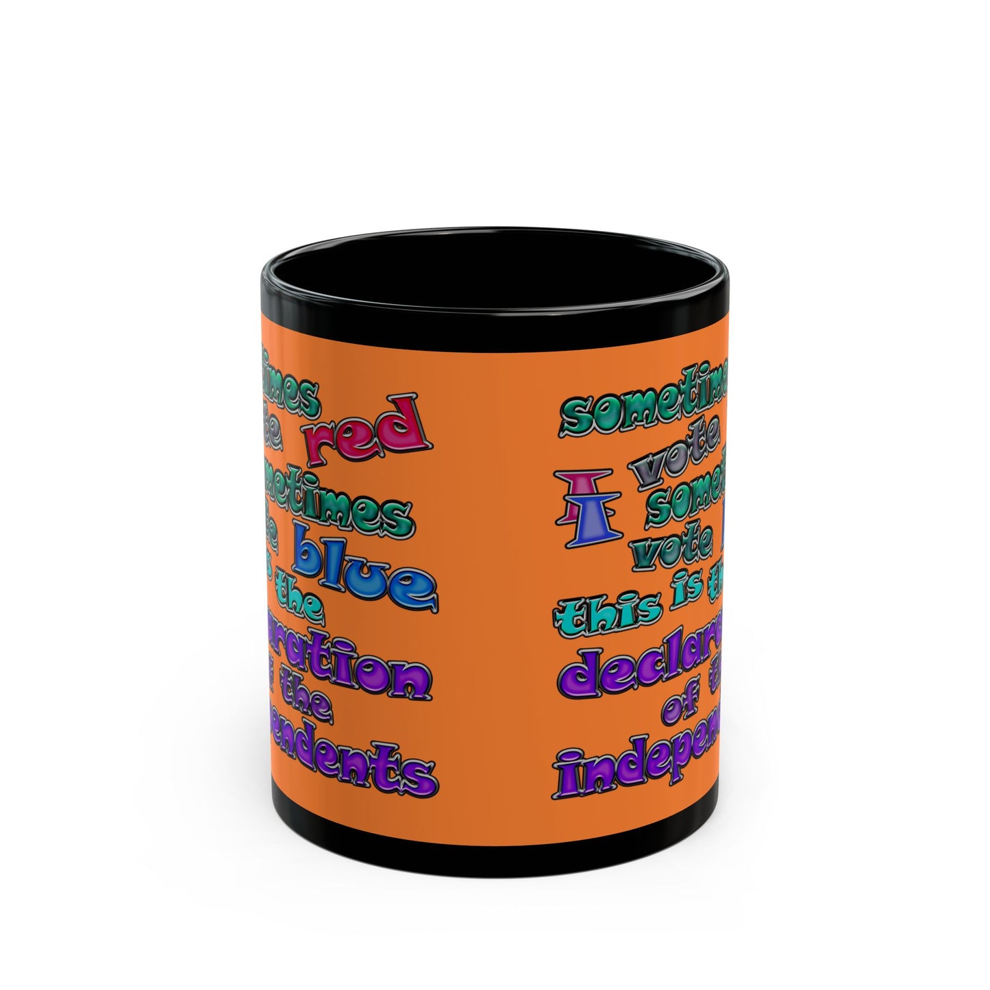 declaration of the independents - Black Mug (crusta)