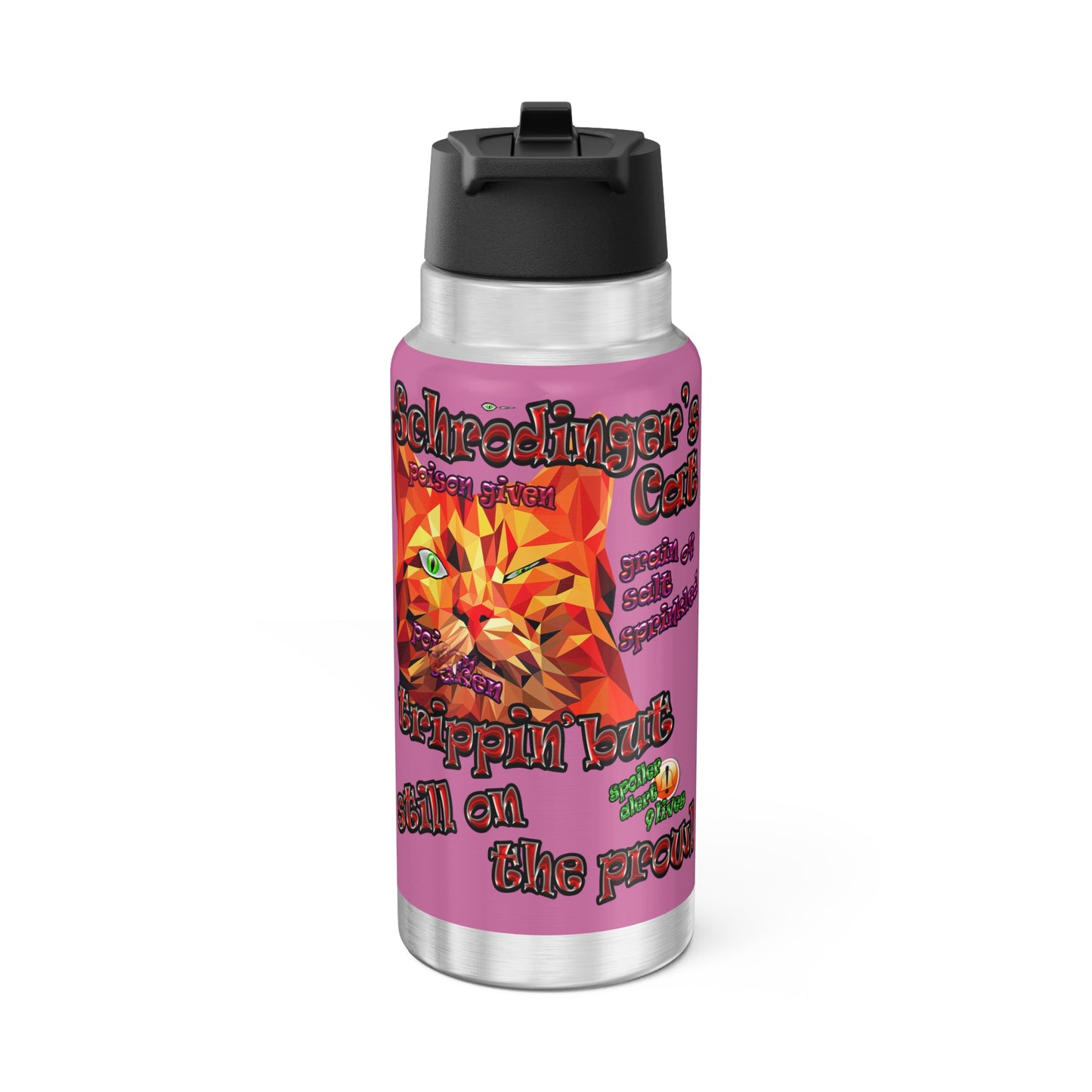 schrodinger's cat - Gator Tumbler, 32oz (light pink)