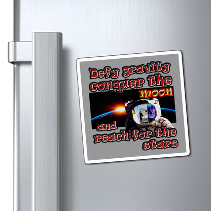 defy conquer reach - Magnets - (grey)