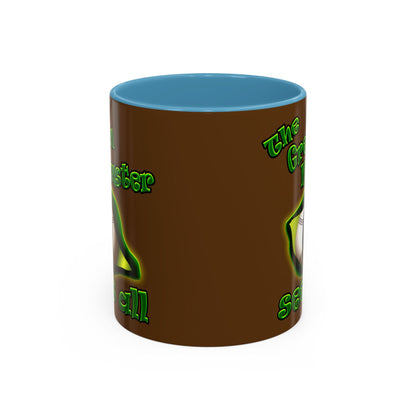 green monster - Accent Mug (brown)