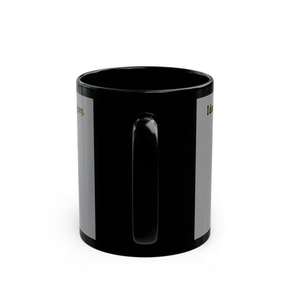 I don't care that your grey - Black Mug (grey)