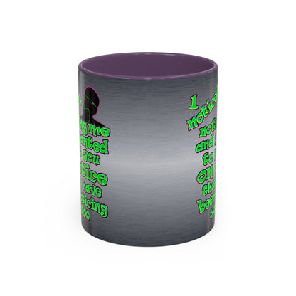 noticed you noticing - Accent Mug (brushed nickel)