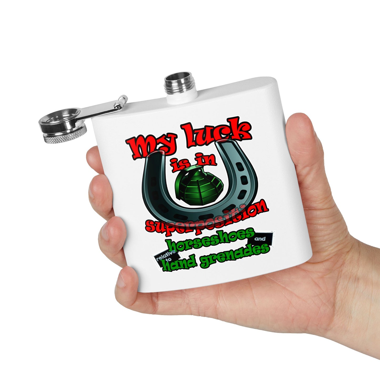 my luck - Stainless Steel Flask