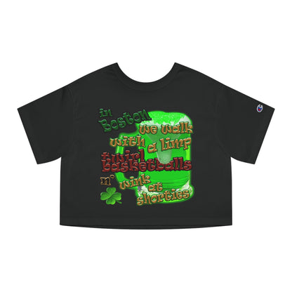 celtics logo - Champion Women's Heritage Cropped T-Shirt