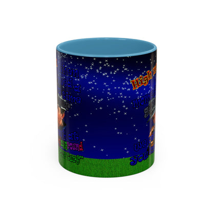 high noon - Accent Mug ('snoops' background)