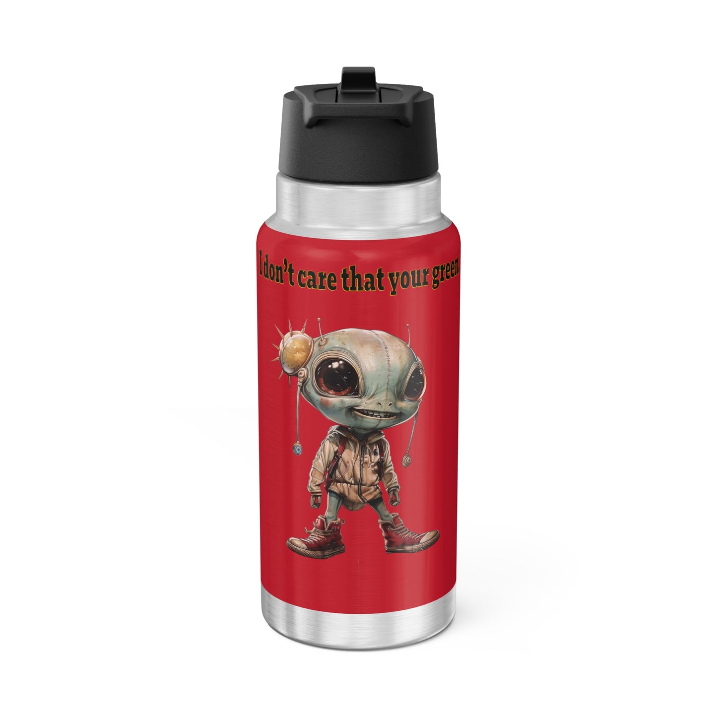 I don't care that your grey - Gator Tumbler, 32oz (dark red)
