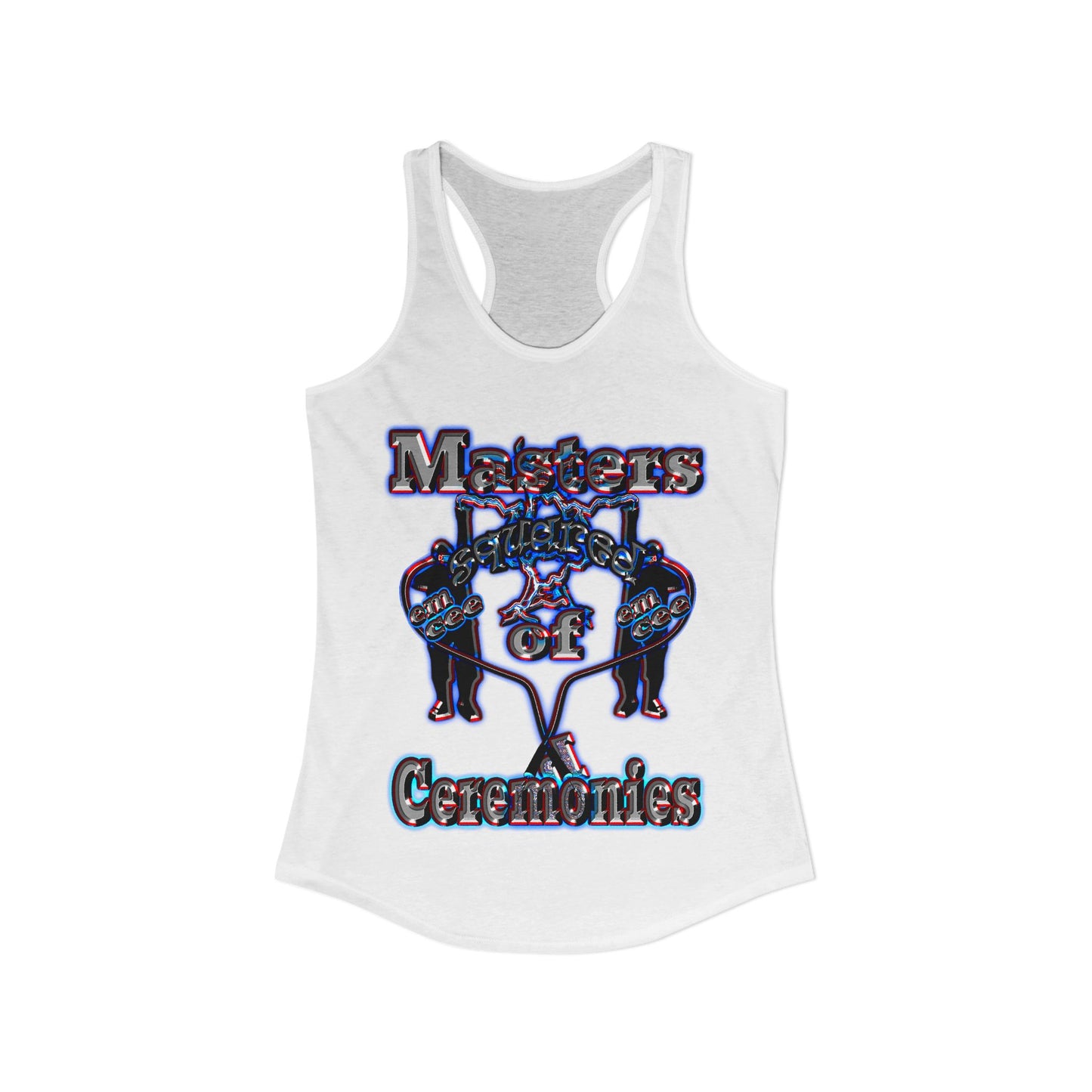 em cee squared - Women's Ideal Racerback Tank