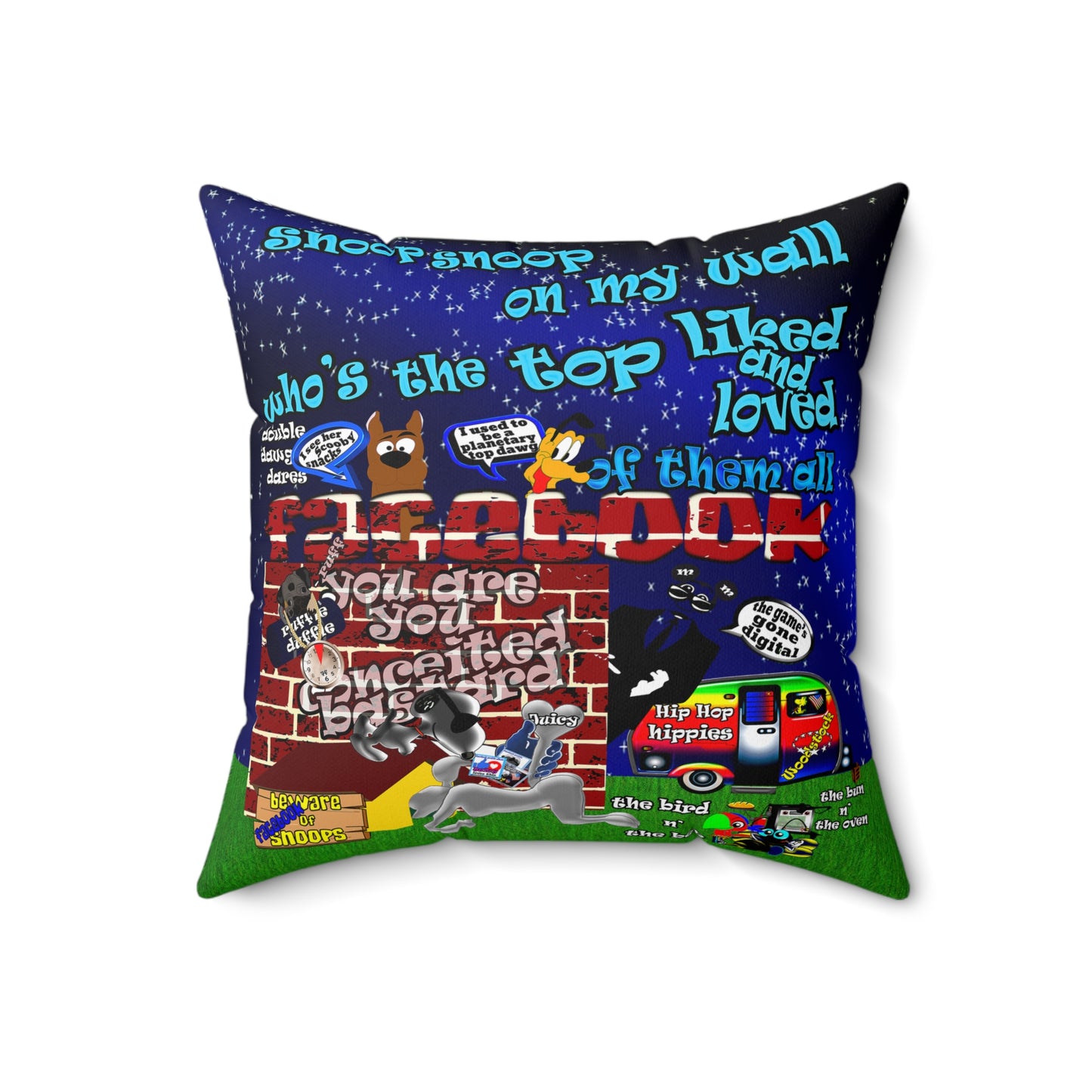 snoops - Spun Polyester Square Pillow