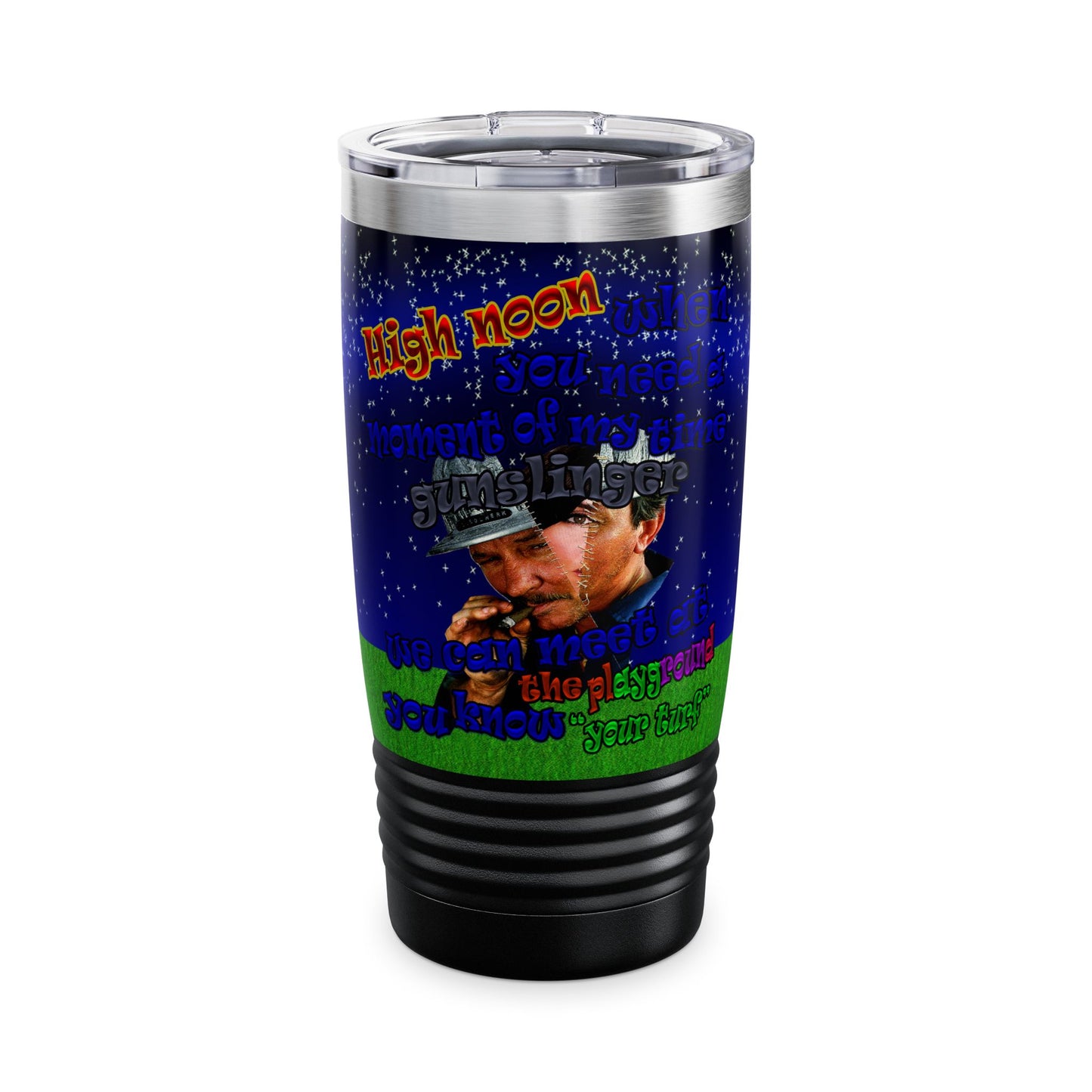 high noon - Ringneck Tumbler, 20oz ('snoops' background)