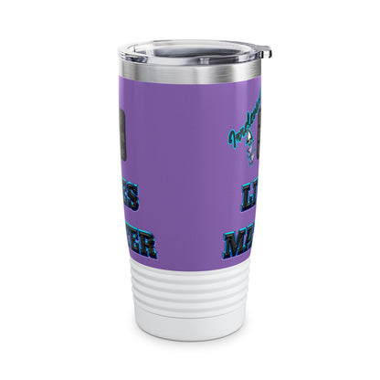 irrelevant - Ringneck Tumbler, 20oz (light purple)