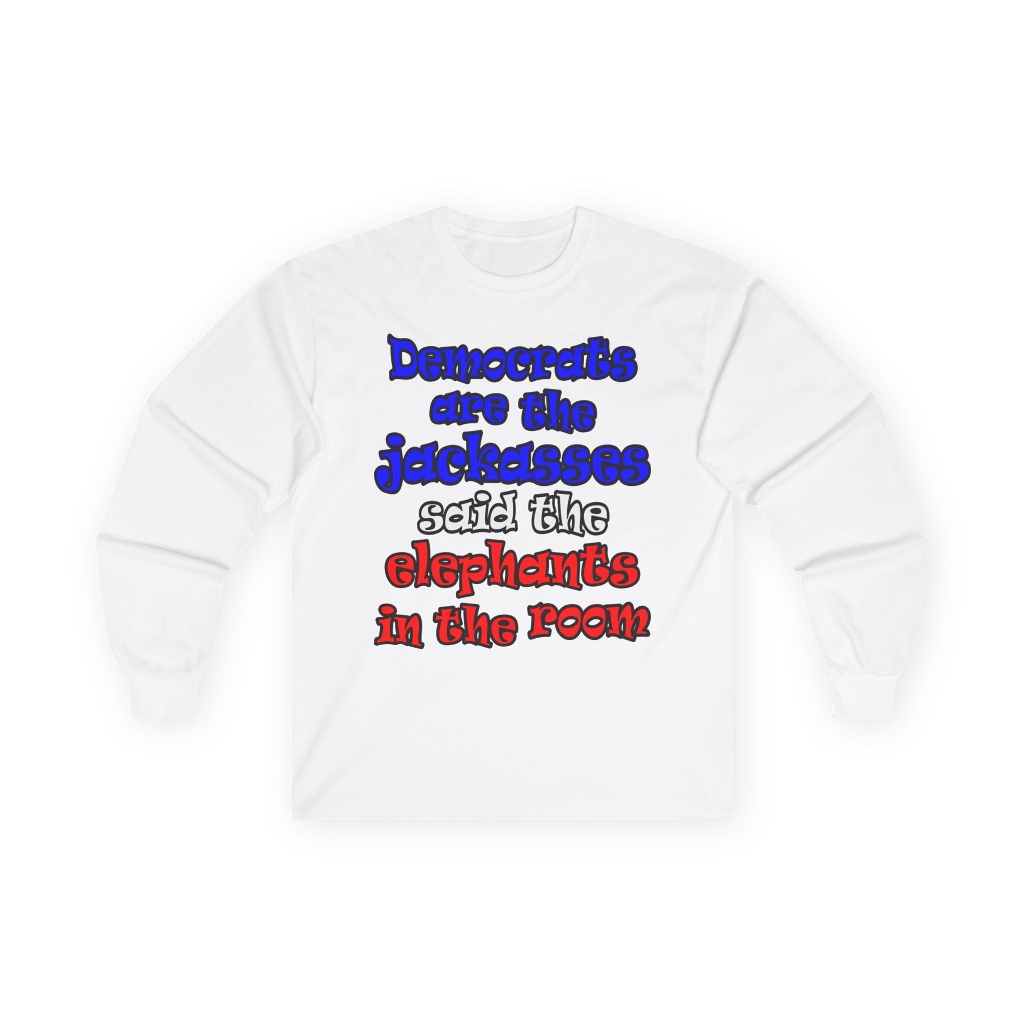 donkeys and elephants - Ultra Cotton Long Sleeve Tee