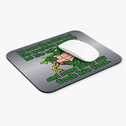 turtle race - Mouse Pad (Rectangle) (brushed nickel)