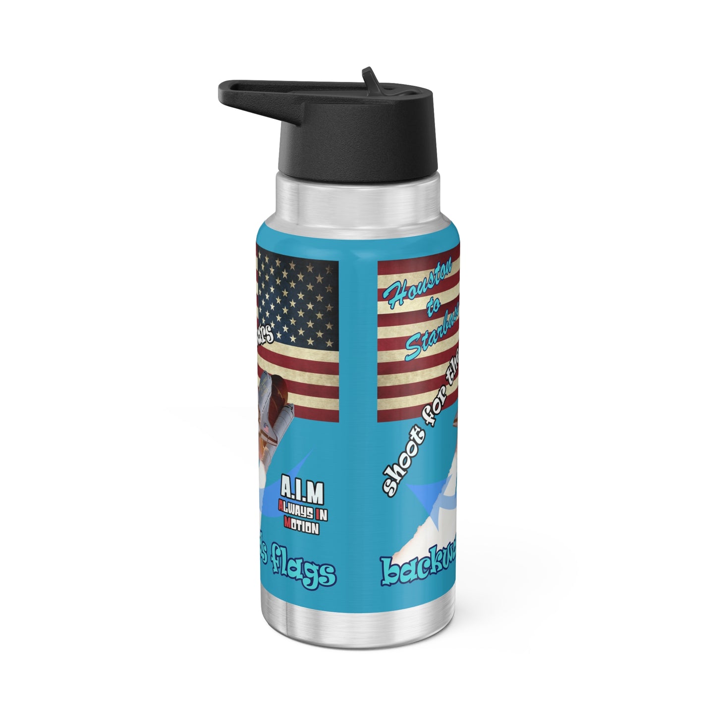 shoot for the stars - Gator Tumbler, 32oz (turquoise)