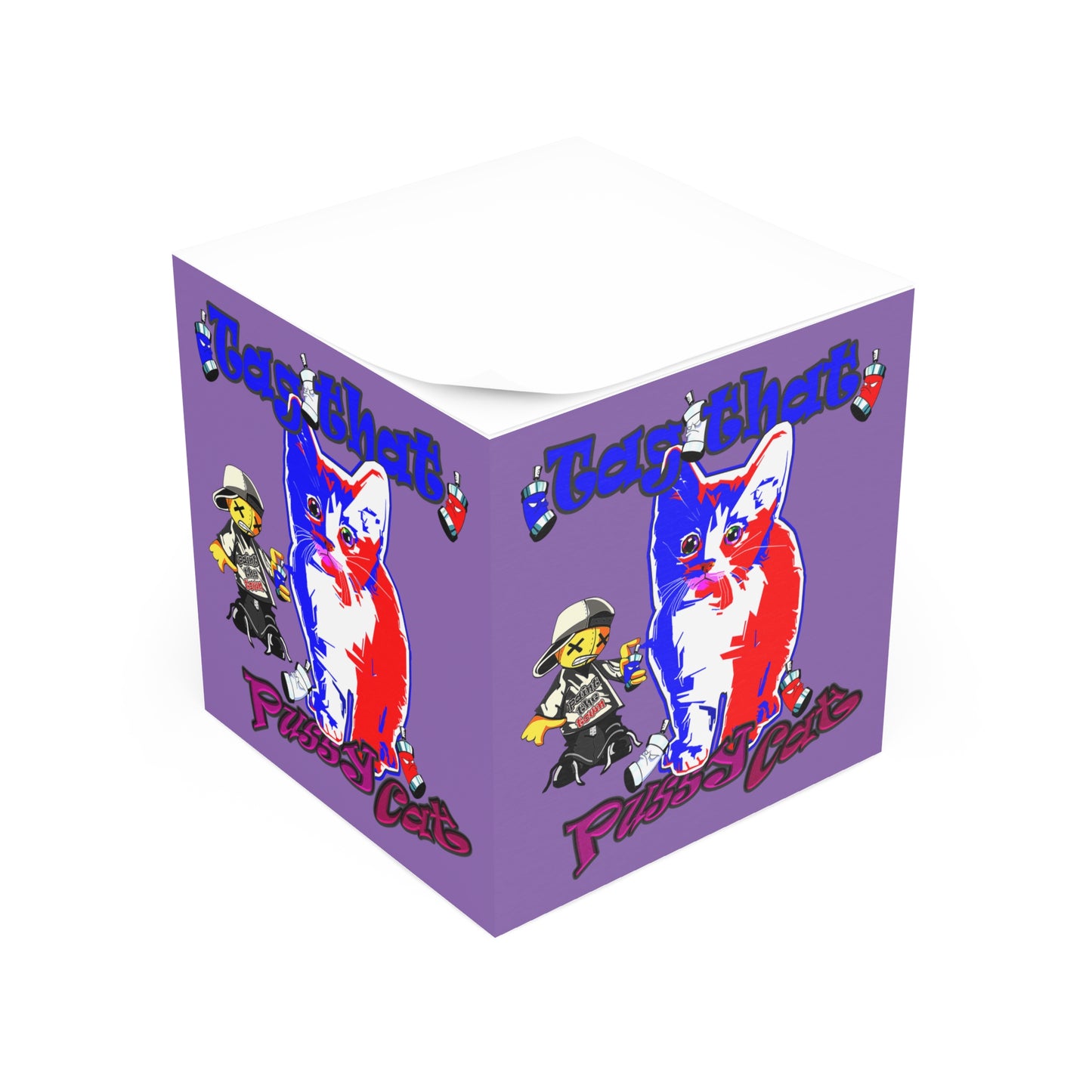 tag that - note cube (light purple)