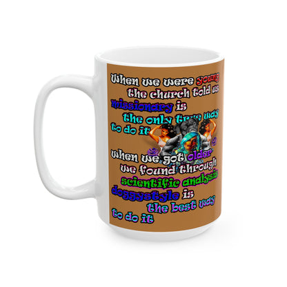 doggystyle - White Mug (light brown)