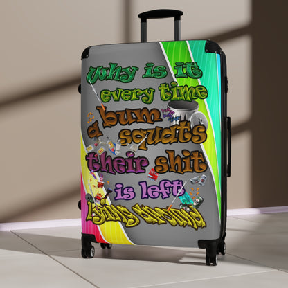 the bum's shit - Suitcase (rainbow split)