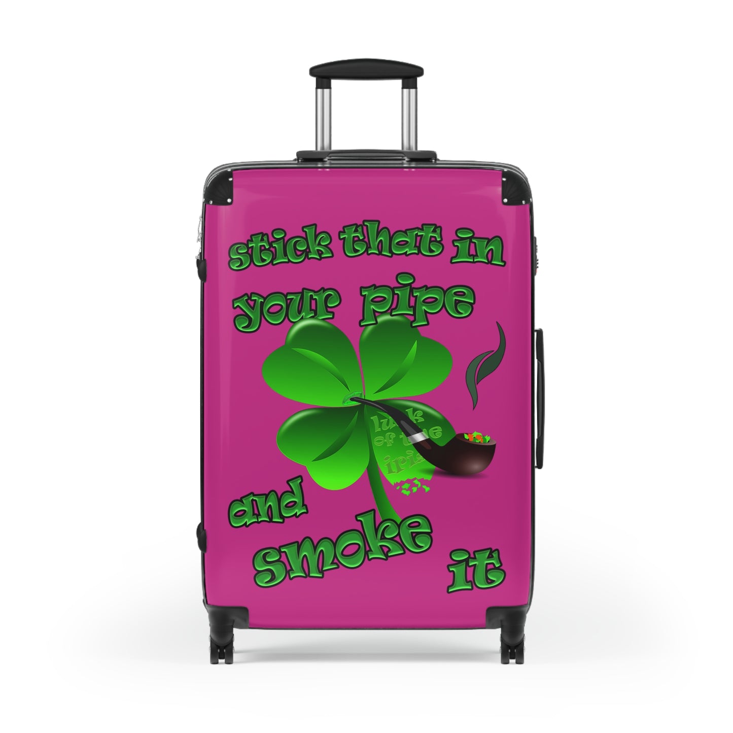 stick that in your pipe and smoke it - Suitcase (pink)