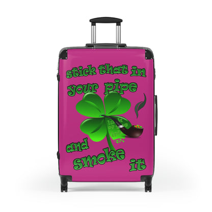 stick that in your pipe and smoke it - Suitcase (pink)