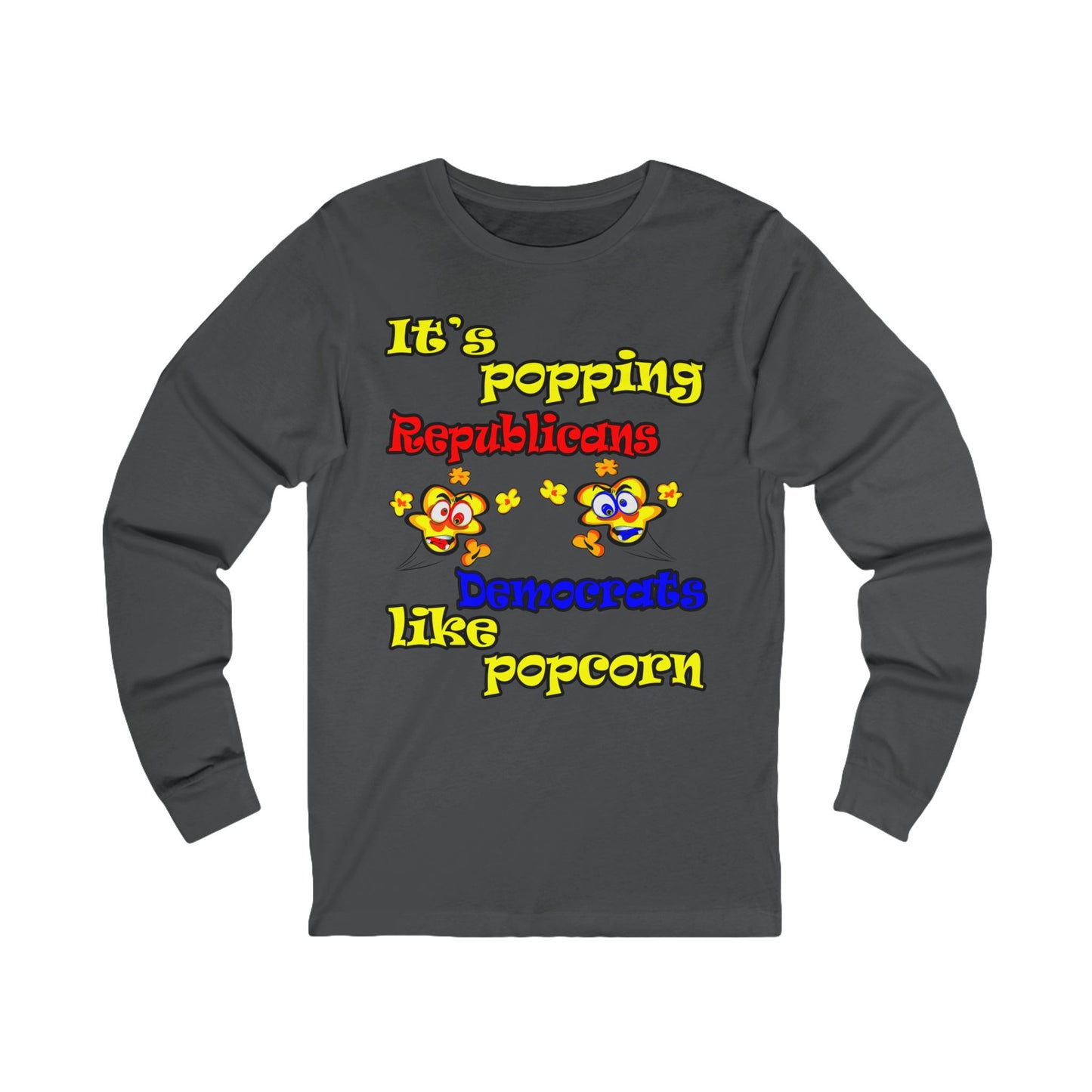 popping like popcorn - Unisex Jersey Long Sleeve Tee