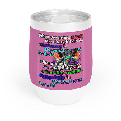 doggystyle - Chill Wine Tumbler (light pink)
