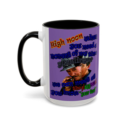 high noon - Accent Mug (light purple)