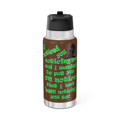 noticed you noticing - Gator Tumbler, 32oz (brown)