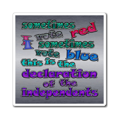 declaration of the independents - Magnets - (brushed nickel)