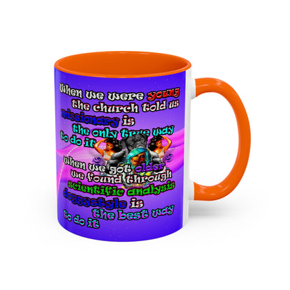 doggystyle - Accent Mug (purple-pink wave)