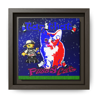 tag that - framed canvas art ('snoops' background)