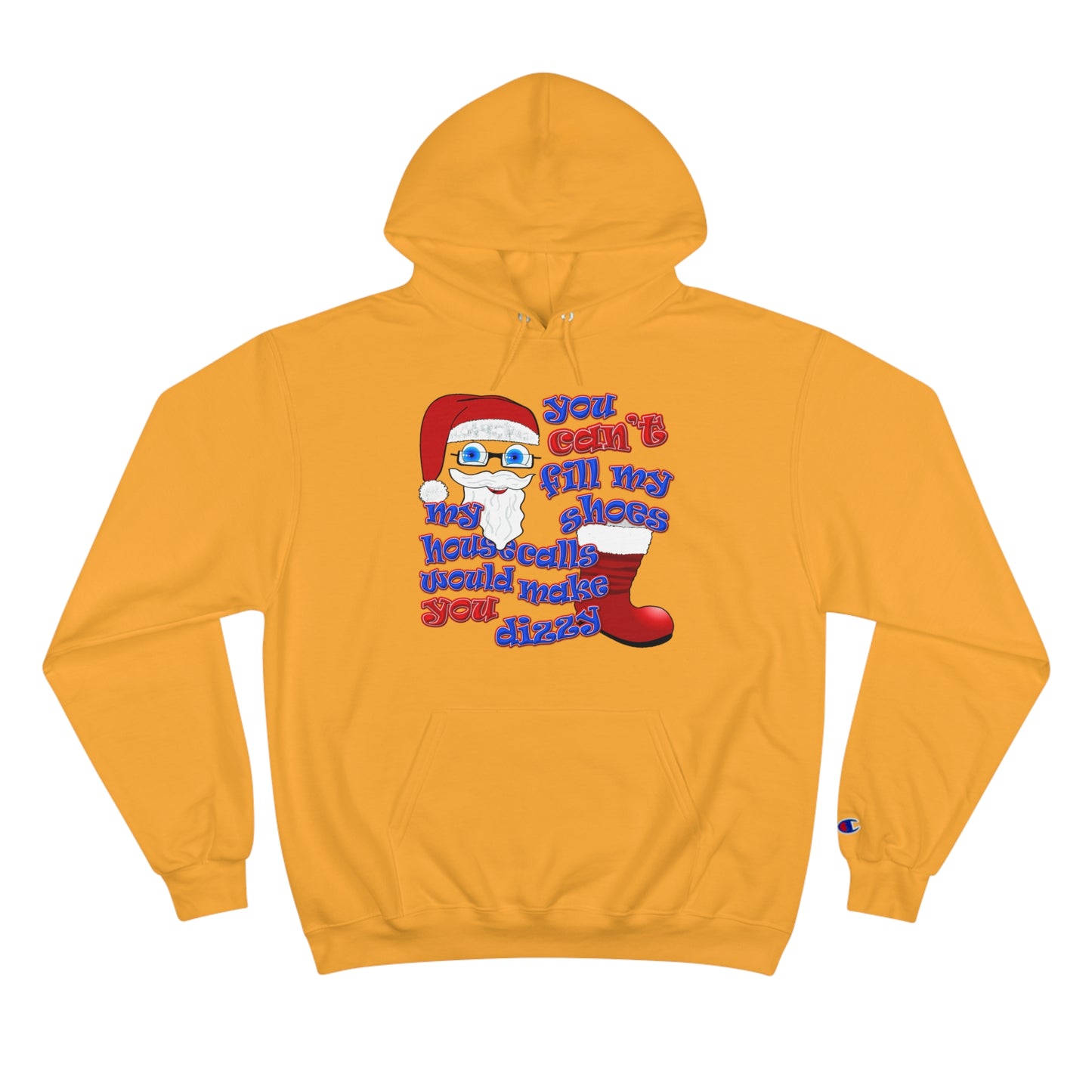 santa's shoes - Champion Hoodie